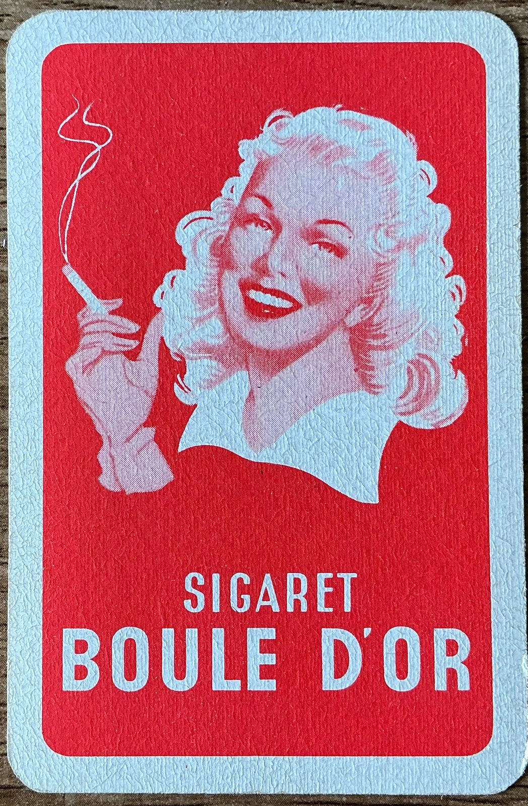 CIGARETTE BOULE D'OR EN SOIE, Collections, Enlèvement ou Envoi, Comme neuf, Carte(s) à jouer