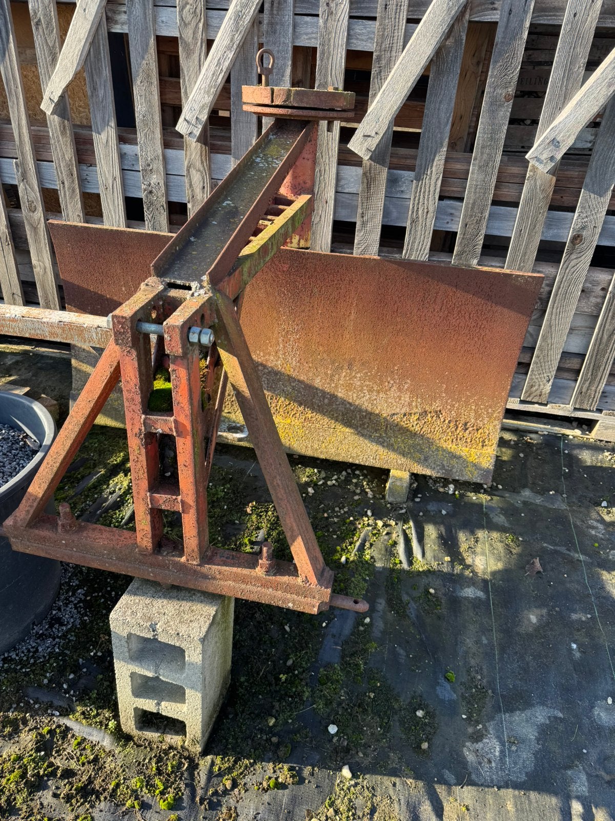 Grondschuif/ Grondschaaf, Ophalen