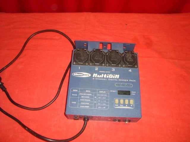 Gebruikt: Showtec DMX Multidim 4 channel digital dimmer pack, Ophalen of Verzenden, Gebruikt, Overige typen