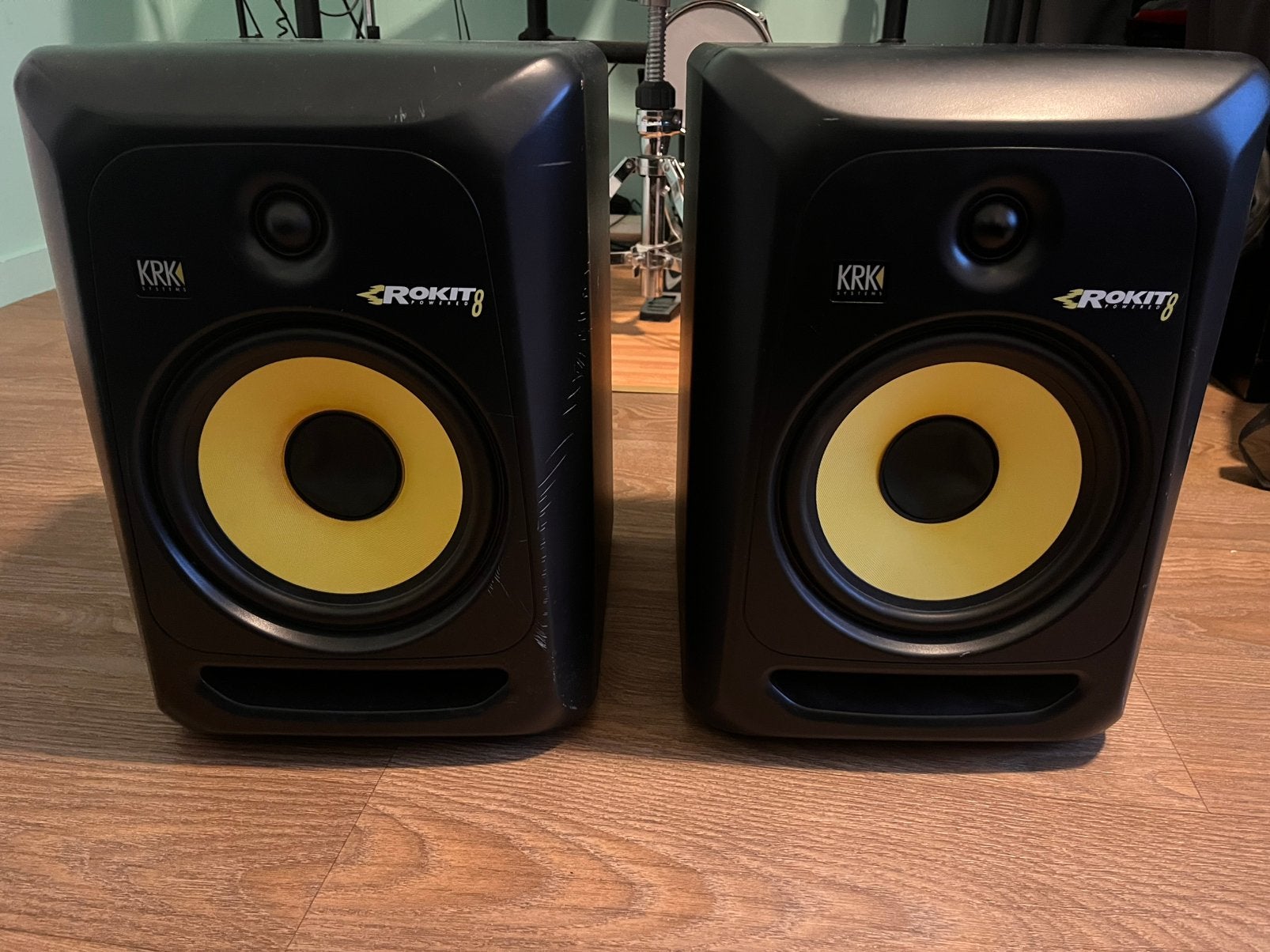 KRK Rokit 8 2 stuks, Audio, Tv en Foto, Studiomonitor, Zo goed als nieuw, KRK, Geschikt voor surround/home cinema