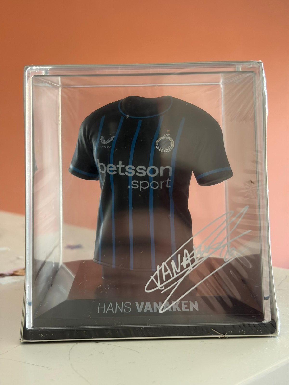 3D miniatuur shirt Hans Vanaken, Ophalen of Verzenden, Nieuw, Beeldje of Poppetje