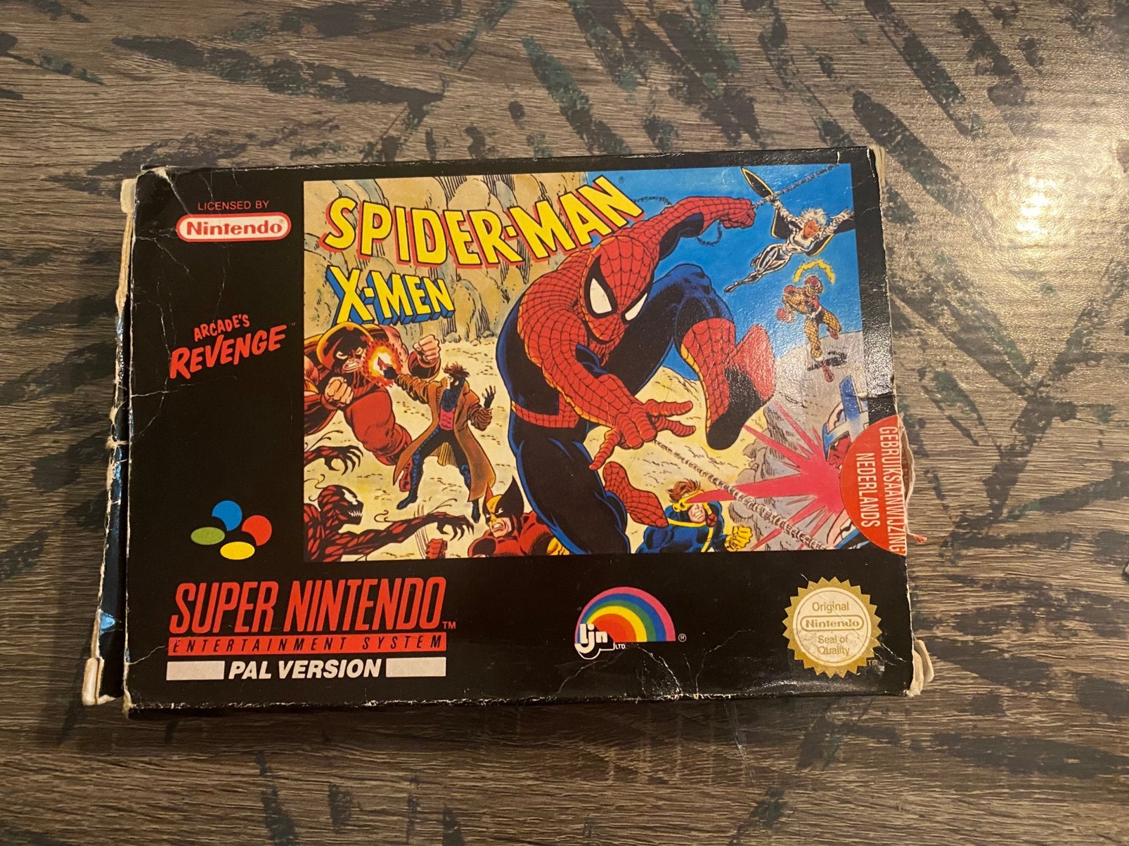 Spider-Man et X-Men : Arcade's Revenge (SNES, PAL), Enlèvement, Comme neuf