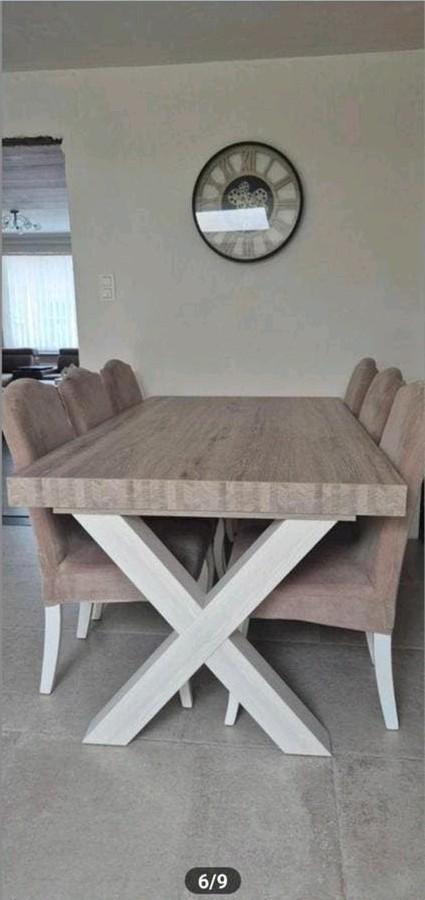 Eetkamer inclusief. 6 stoelen van het merk York, Huis en Inrichting, Ophalen