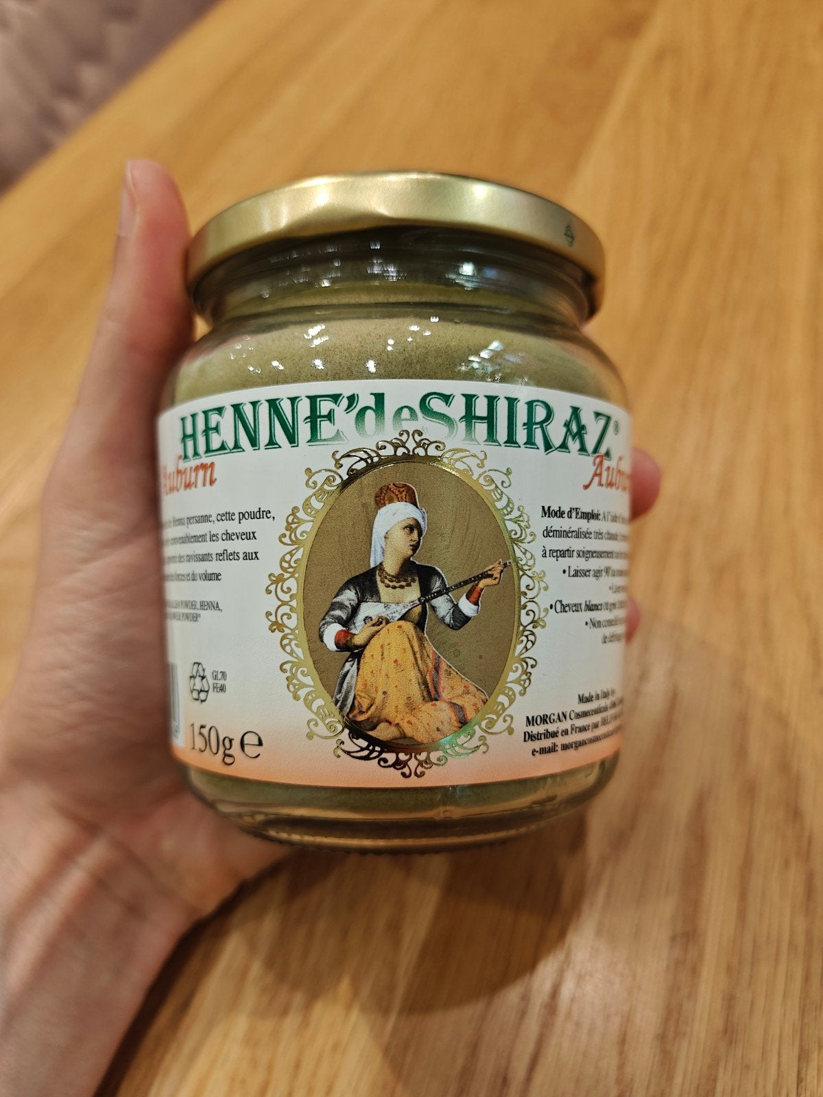 Henné de Shiraz Auburn 150g, Bijoux, Sacs & Beauté, Enlèvement, Neuf, Soin des cheveux ou Soin réparateur des cheveux