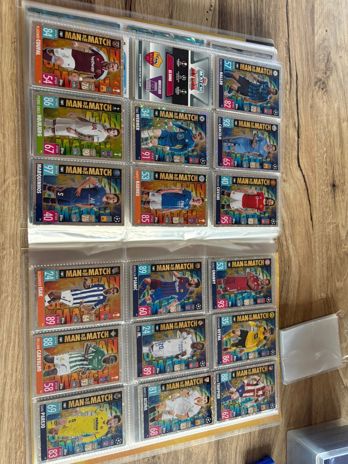 Cartes spéciales Match Attax 21/22, Enlèvement ou Envoi, Comme neuf, Plusieurs cartes, Foil