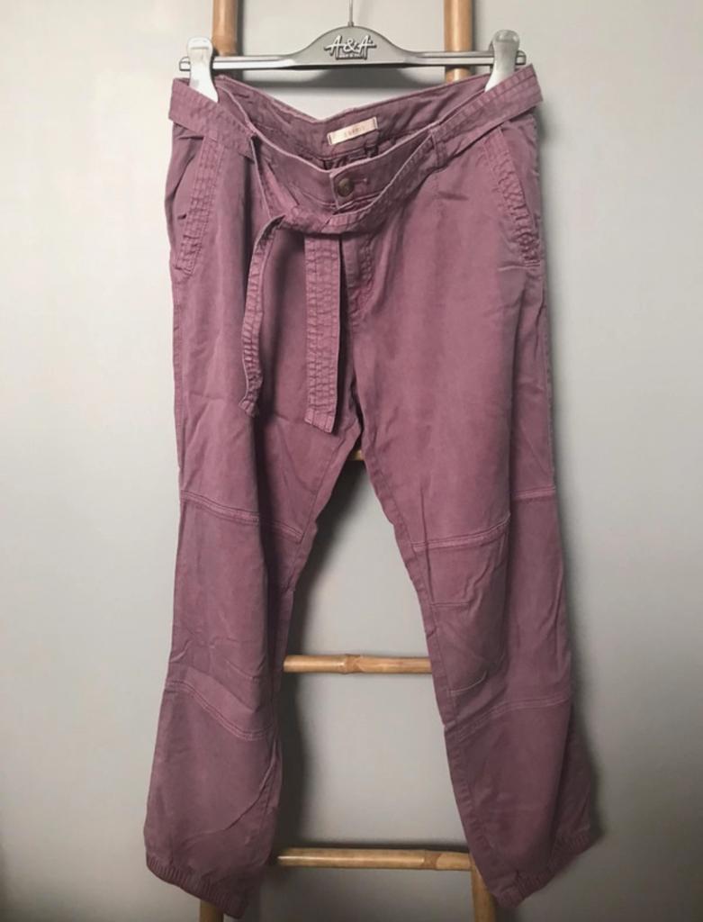 Esprit paarse broek, Kleding | Dames, Broeken en Pantalons, Ophalen of Verzenden, Zo goed als nieuw, Paars, Lang