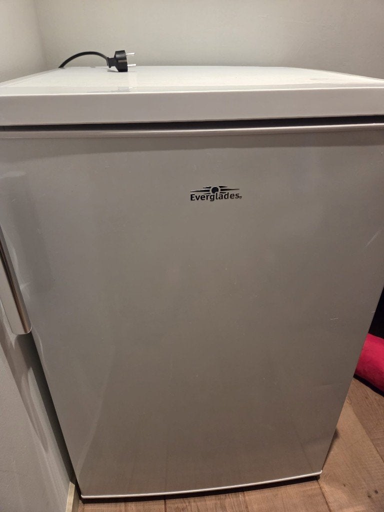 Witte koelkast - merk Everglades - energielabel D, Electroménager, Enlèvement, 45 à 60 cm, 100 à 150 litres, Moins de 85 cm