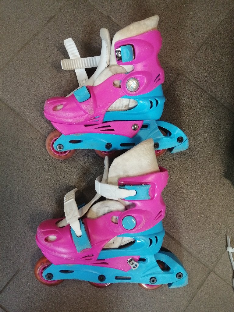 Rolschaatsen meisje - Size: S (30-33), Kinderen en Baby's, Ophalen, Kinderen, Verstelbaar, Gebruikt