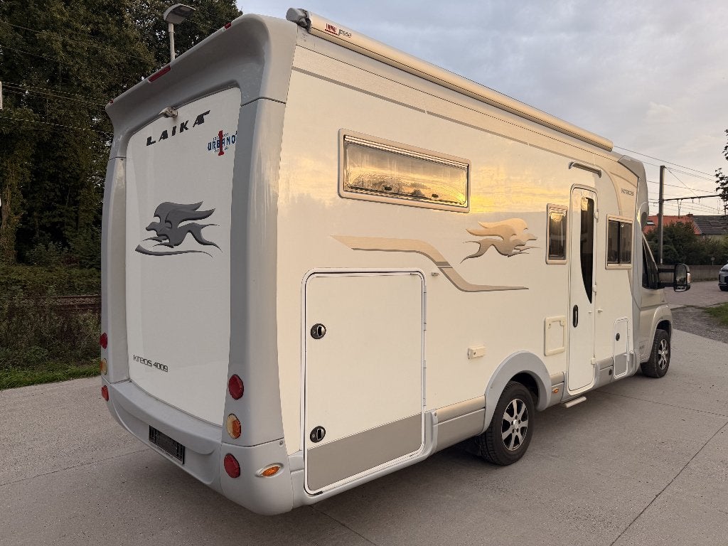 Fiat Laika Kreos 4009 2.3D 150Pk 118.000km's Bj 09/2015, Caravans en Kamperen, Chemisch toilet, Fiat, Vloeistofverwarming, Bedrijf