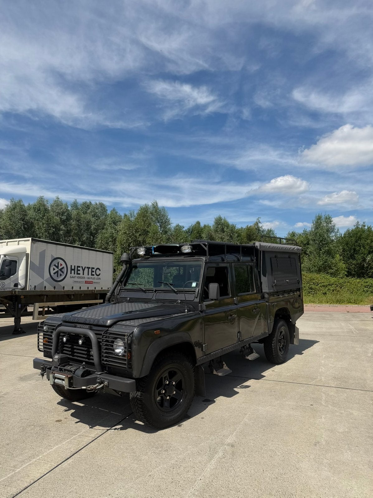 Land rover defender 130 overlander, Auto's, Land Rover, Defender, Particulier, Luifel, Te koop