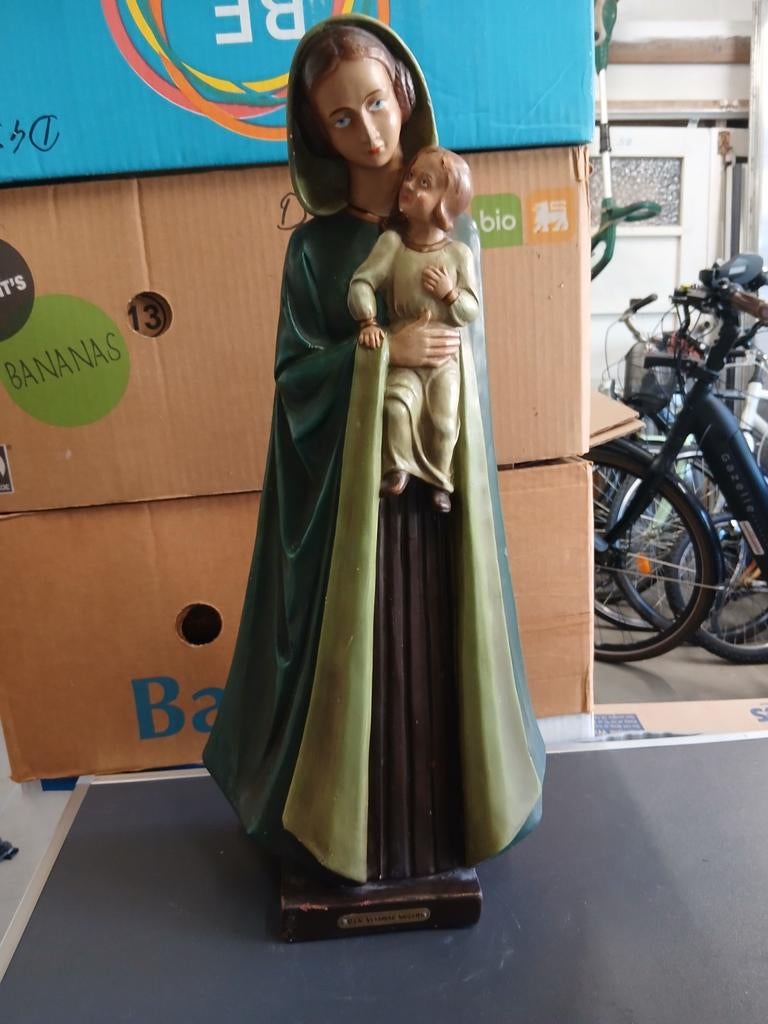 Beeld O.L.V Vlaamse Wegen 54cm, Antiek en Kunst, Ophalen