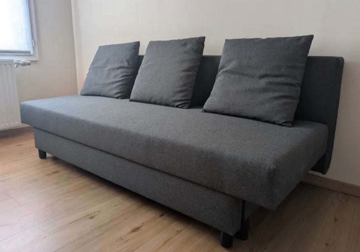 Canape sofa / lit IKEA ALVDALEN, Maison & Meubles, Enlèvement, Comme neuf, Gris
