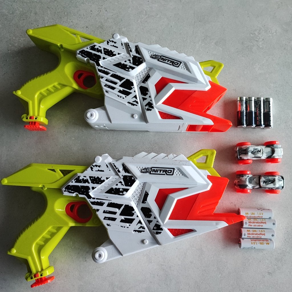 *63(40)	Nerf Nitro Ramp-rage (HASBRO)  AAN ELK ERNSTIG BOD, Kinderen en Baby's, Speelgoed | Educatief en Creatief, Ophalen, Zo goed als nieuw