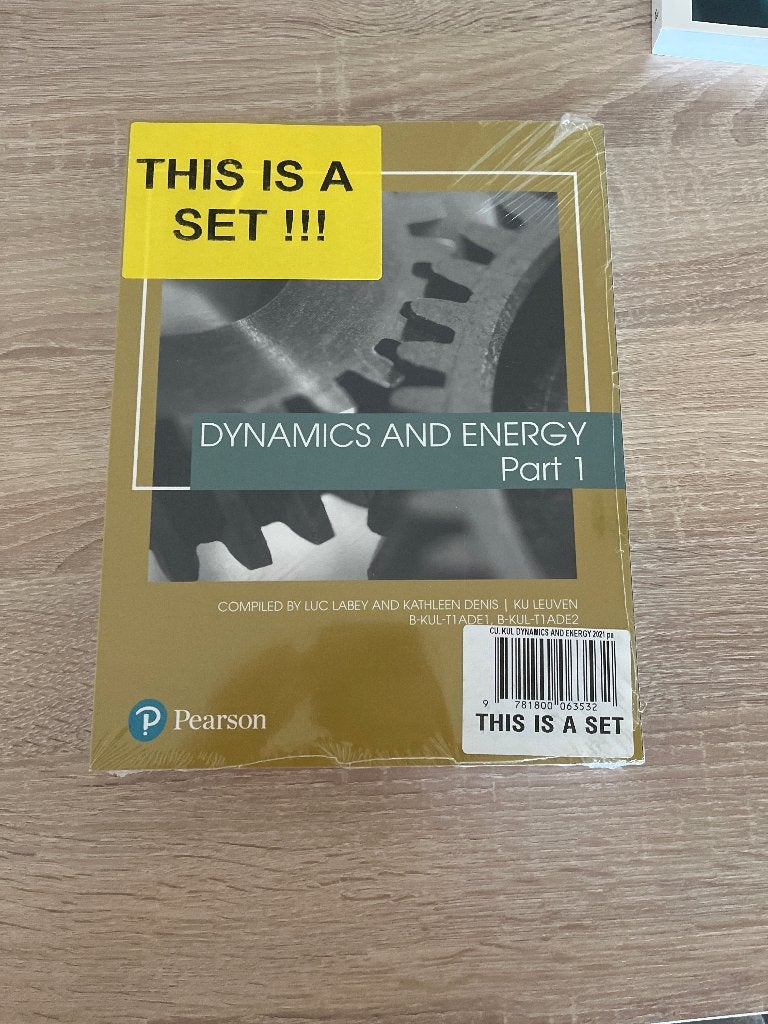 Dynamics and energy 1&2, Boeken, Studieboeken en Cursussen, Ophalen, Nieuw, Hogeschool, Pearson