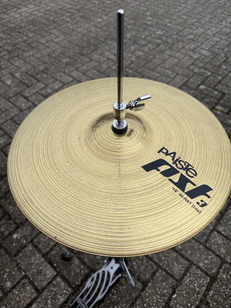 Paiste PST3 14" Hi-Hat Cymbal, Ophalen of Verzenden, Gebruikt, Overige soorten