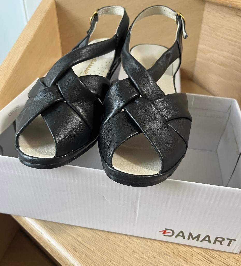 Sandales neuves Damart, Neuf, Enlèvement ou Envoi, Bleu, Sandales et Mûles