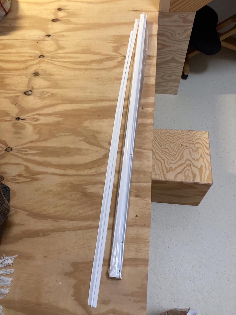 Aluminiumprofielen voor muggenraam, vliegenraam Velux, wit, Ophalen of Verzenden, Zo goed als nieuw