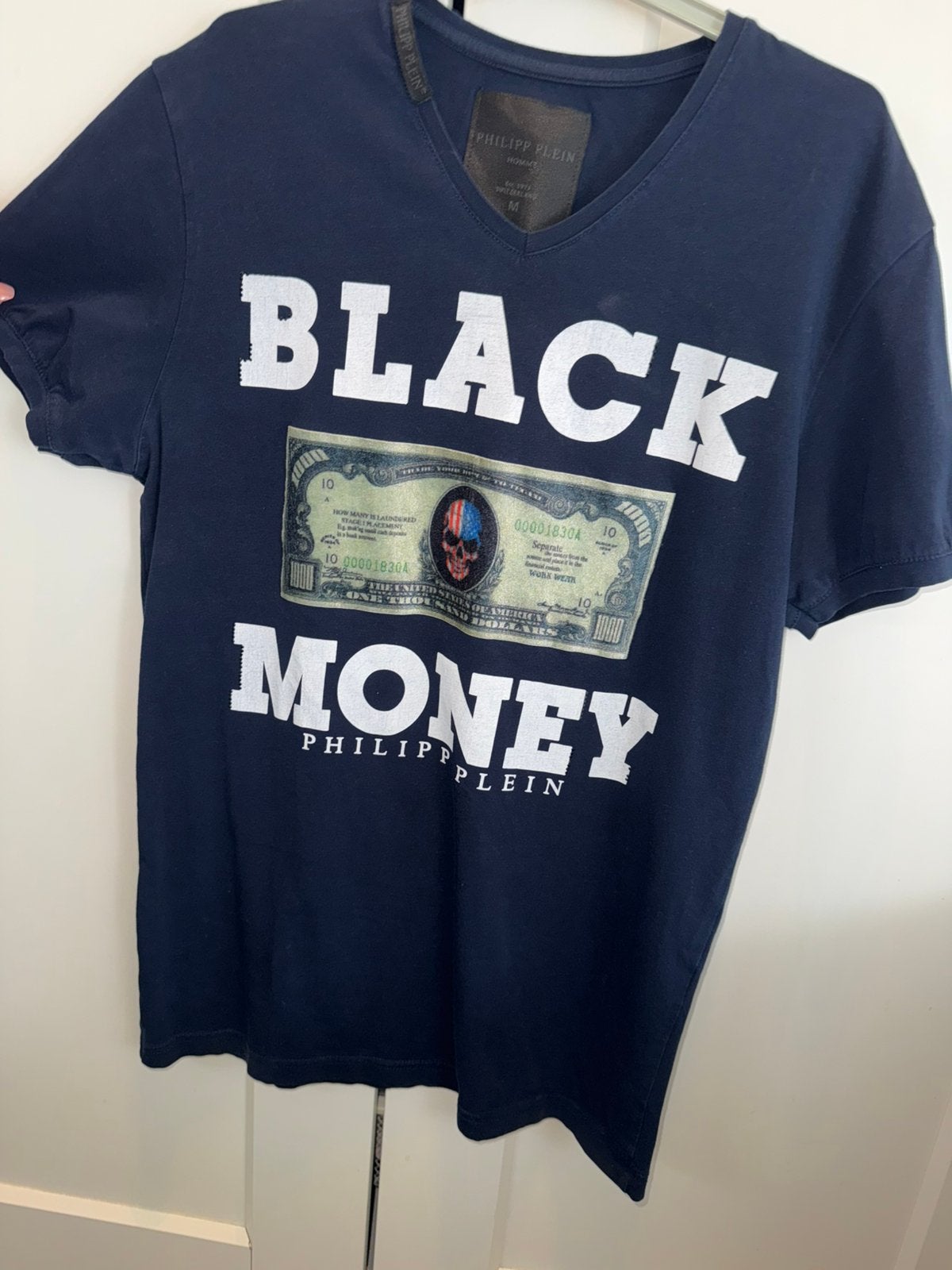 Philipp Plein « L'argent noir », Vêtements | Hommes, Enlèvement, Comme neuf, Taille 48/50 (M), Bleu
