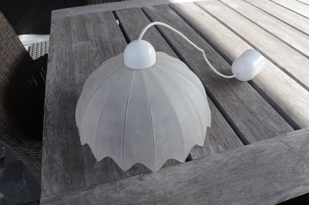 hangverlichting, Gebruikt, E27 (groot), Glas, Antiek