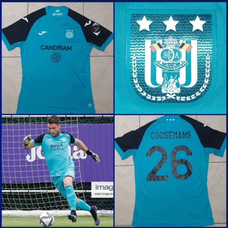 Matchworn shirt Colin Coosemans RSC Anderlecht, Enlèvement ou Envoi, Maillot