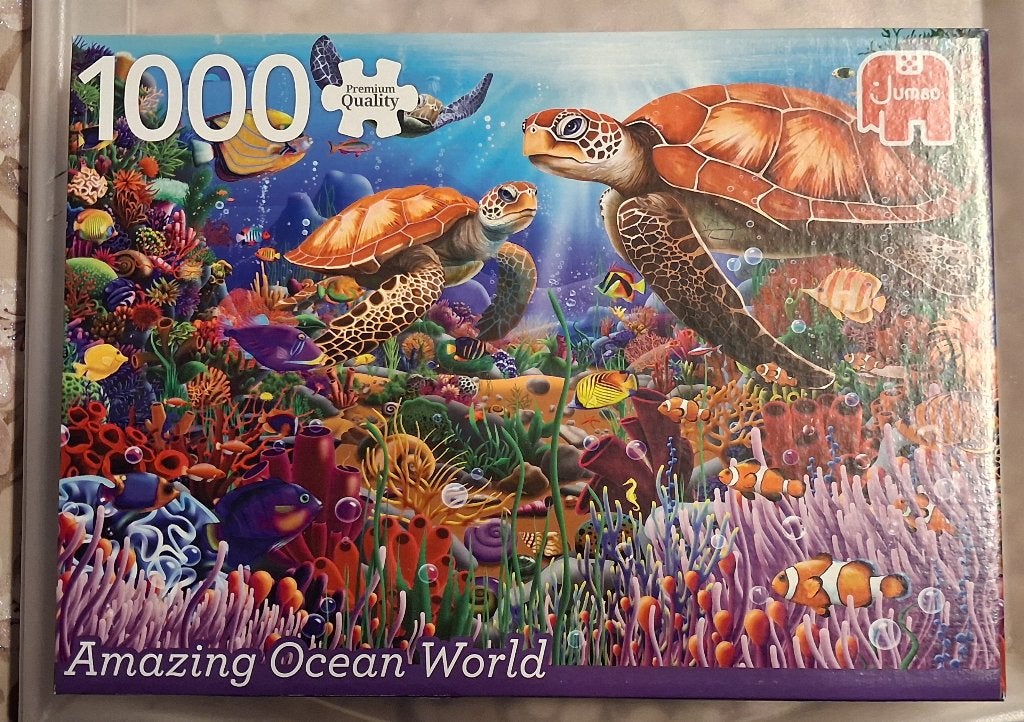 Puzzle Jumbo 1000pcs, Enlèvement, 500 à 1500 pièces, Comme neuf, Puzzle