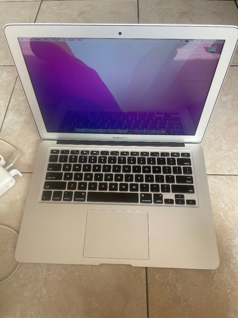 Apple MacBook Air 13 inch 2017 1.8Ghz QWERTY, Gebruikt, 256 GB, Qwerty, 8 GB