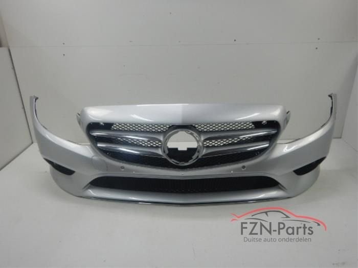 Mercedes-Benz C-Klasse W205 Facelift Voorbumper 6PDC, Enlèvement ou Envoi, Utilisé, Avant, Pare-chocs