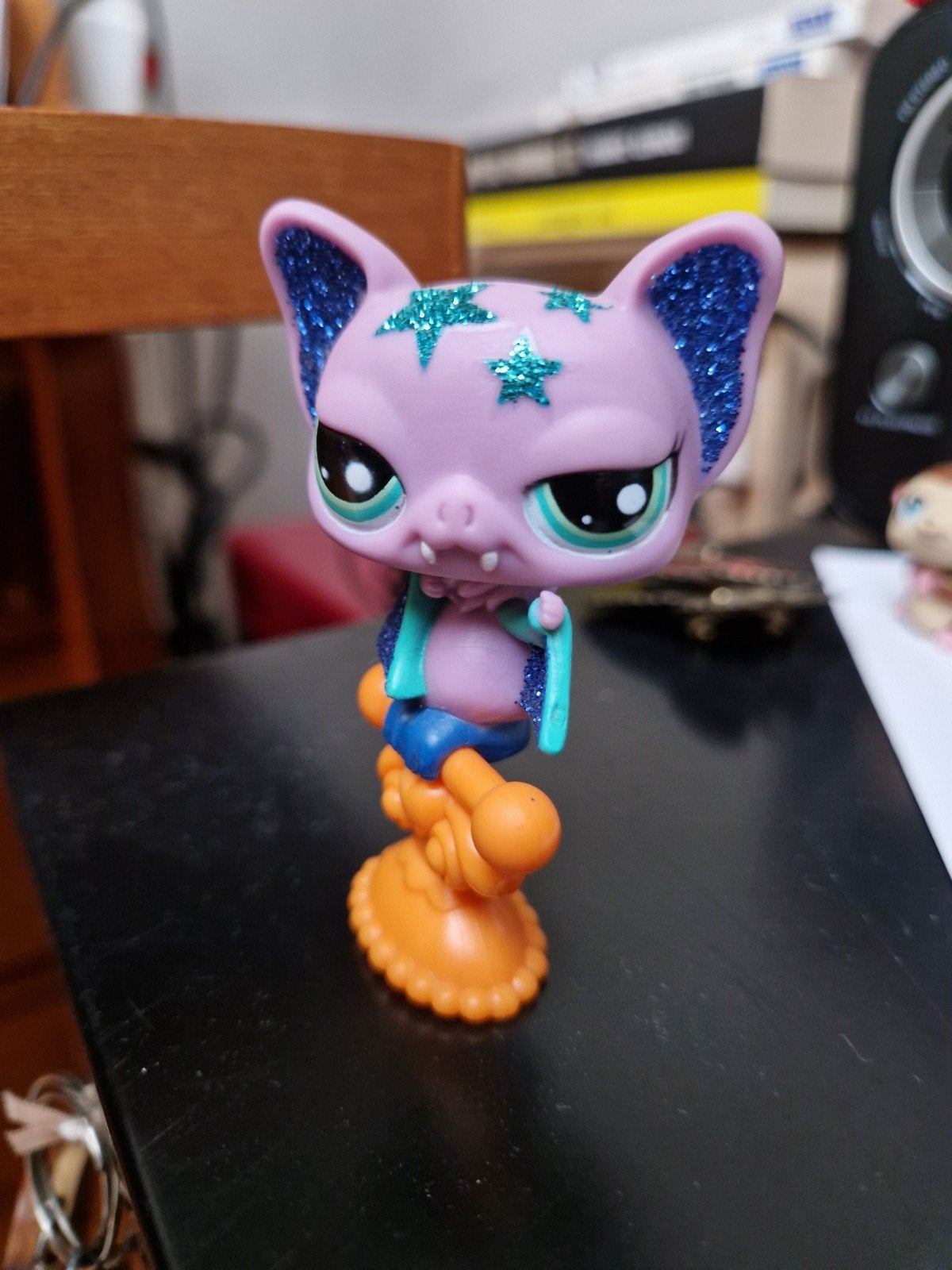 Original Littlest Pet Shop #2142 chauve-souris bat pailleté, Enlèvement ou Envoi