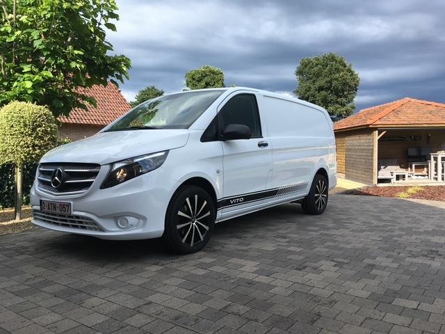 Mercedes vito 114 cdi automaat, Auto's, Mercedes-Benz, Automaat, 4 deurs, Stof, Wit
