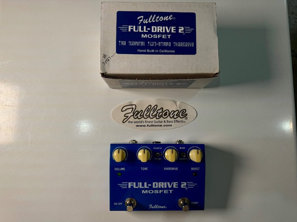Fulltone Full-drive 2 Mosfet pedal, Muziek en Instrumenten, Ophalen of Verzenden, Zo goed als nieuw, Distortion, Overdrive of Fuzz