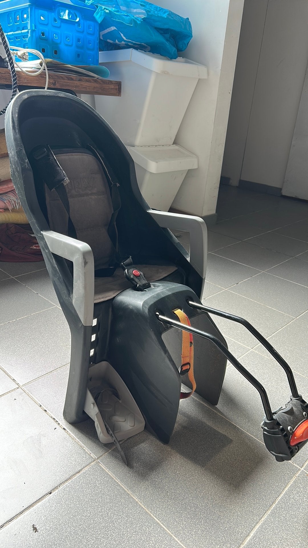 Fietsstoeltje Polisport Guppy, Fietsen en Brommers, Ophalen, Achterzitje, 9 t/m 18 kg, Gebruikt