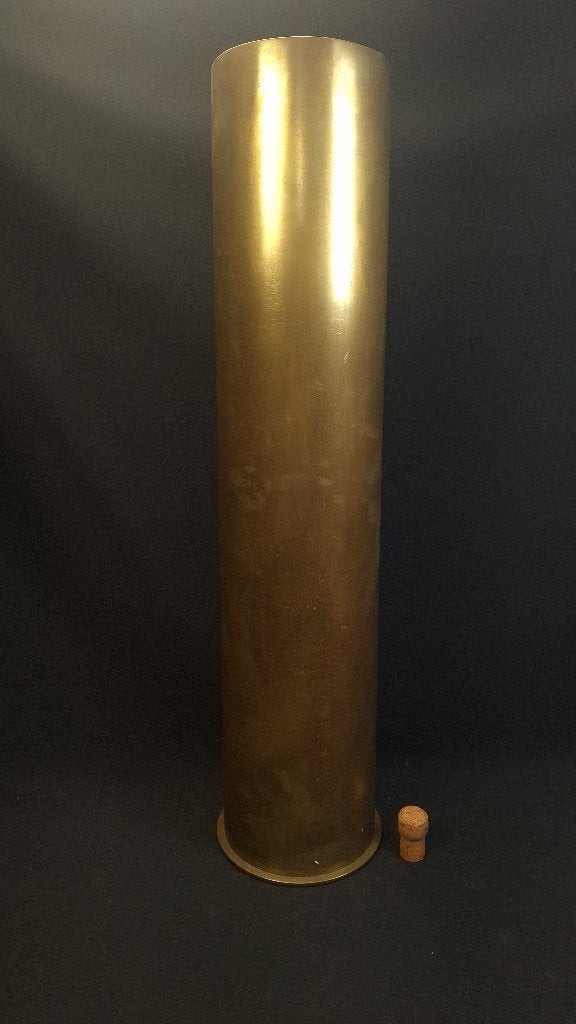 WO1 Duitse 15cm SK L43 huls LEEG, Verzamelen, Militaria | Algemeen, Ophalen of Verzenden