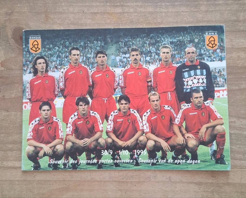 Photo souvenir diables rouges 1995, Enlèvement ou Envoi
