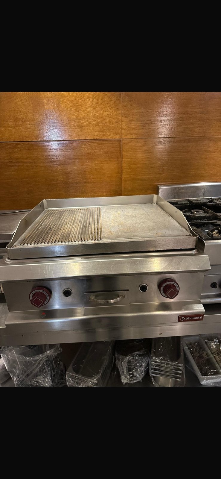 Plancha a gaz Mixte, Electroménager, Enlèvement, Comme neuf