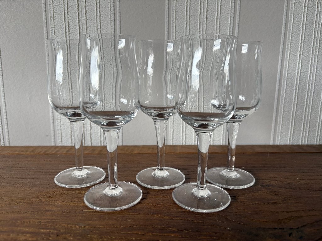 Set de 5 verres à liqueur vintage en acier — Digestief, Enlèvement ou Envoi, Neuf, Verres et Verres à shot