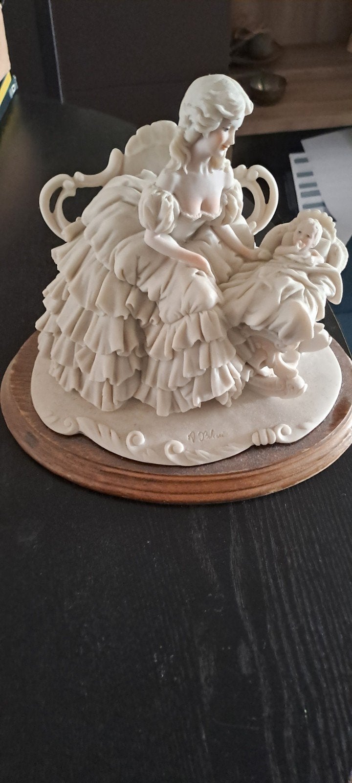 Vintage zwangerschapsbeeldje van Auro Belcari - Dear 1987 -, Antiek en Kunst, Ophalen