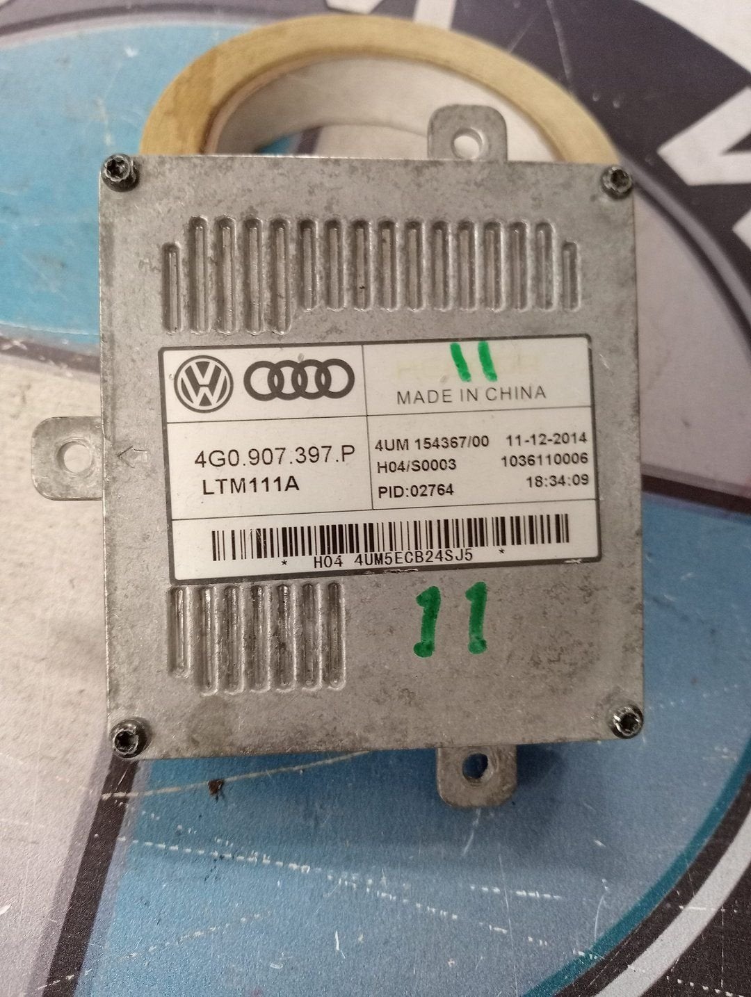 Vermogensmodule verlichting Audi A1 8X 4G0907397P, -, Audi, Utilisé, -