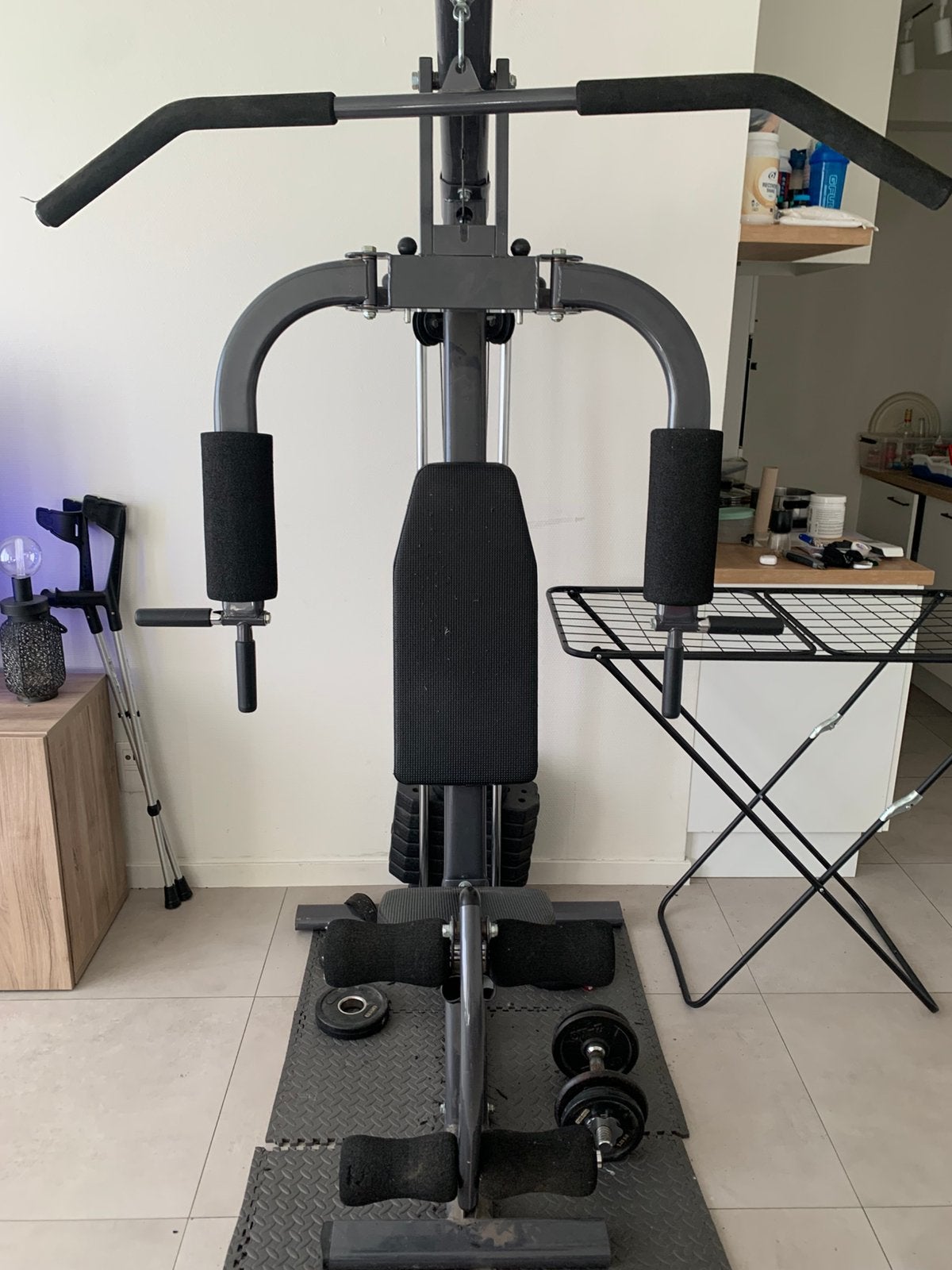 Fitnesstoestel, Sport en Fitness, Fitnessapparatuur, Ophalen, Benen, Gebruikt, Krachtstation