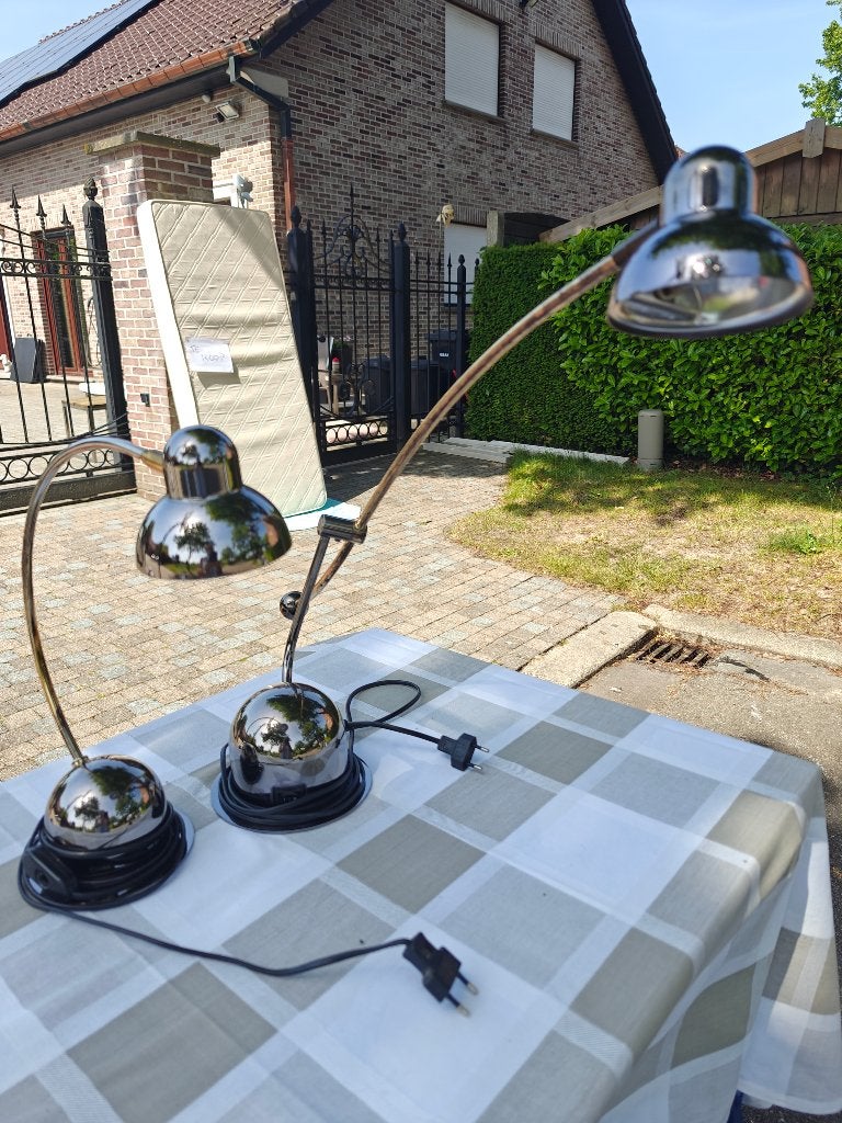 2 lampen jaren 80 vintage, Huis en Inrichting, Ophalen, Gebruikt, Met schakelaar, Vintage