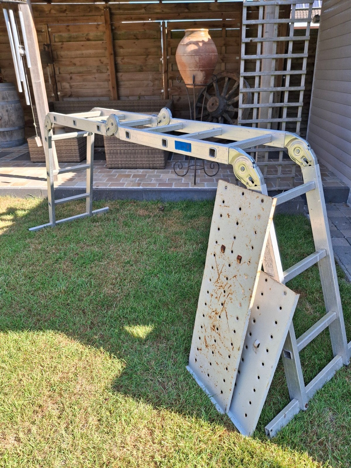 Vouwladder, Enlèvement