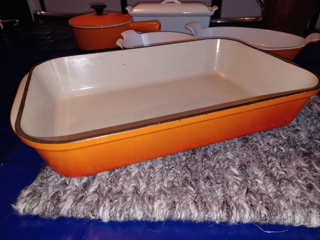 le creuset braadslee, Ophalen, Gebruikt