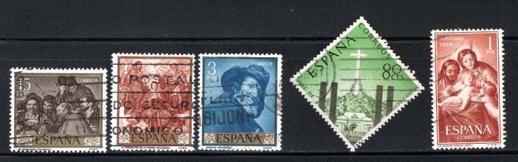 SPANJE Lot 1959 gestempeld, Verzenden, Gestempeld