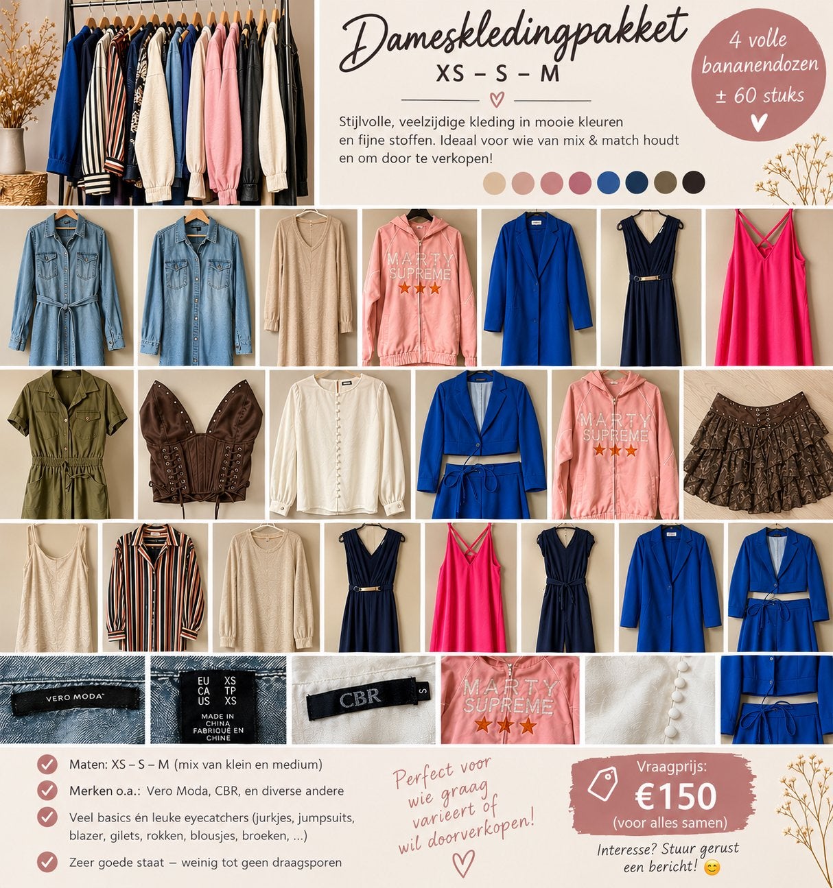 Mooi groot lot dameskleding mt m/l, Kleding | Dames, Ophalen, Zo goed als nieuw
