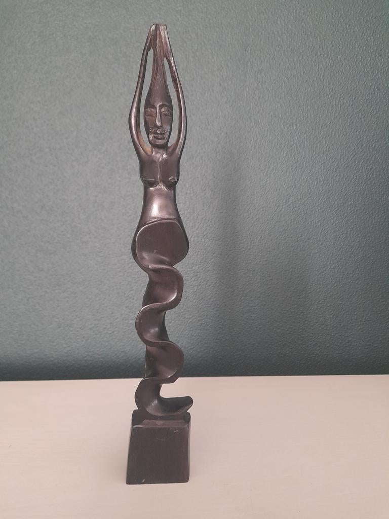 Afrikaans beeld, Antiek en Kunst, Kunst | Beelden en Houtsnijwerken, Ophalen, Beeld
