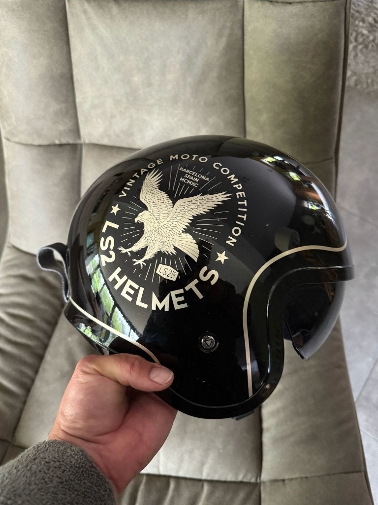 LS2 helm, topstaat, Ophalen of Verzenden, L, Jethelm
