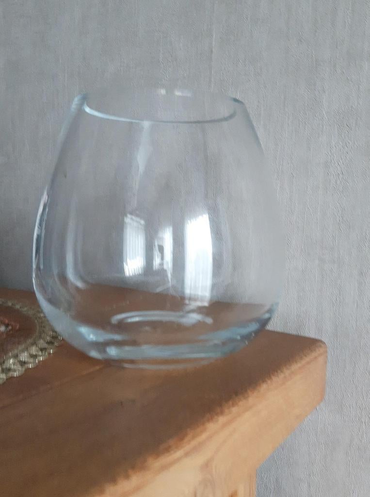 stevige glazen vaas, pot of bokaal, Ophalen