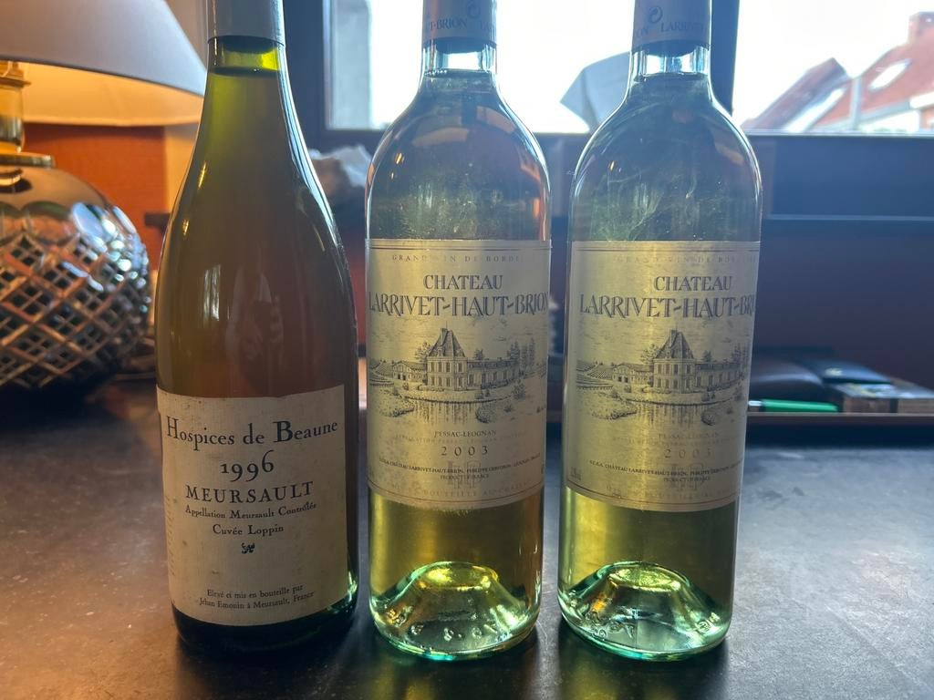 Larrivet haut brion en hospices de beaune, Ophalen of Verzenden, Zo goed als nieuw