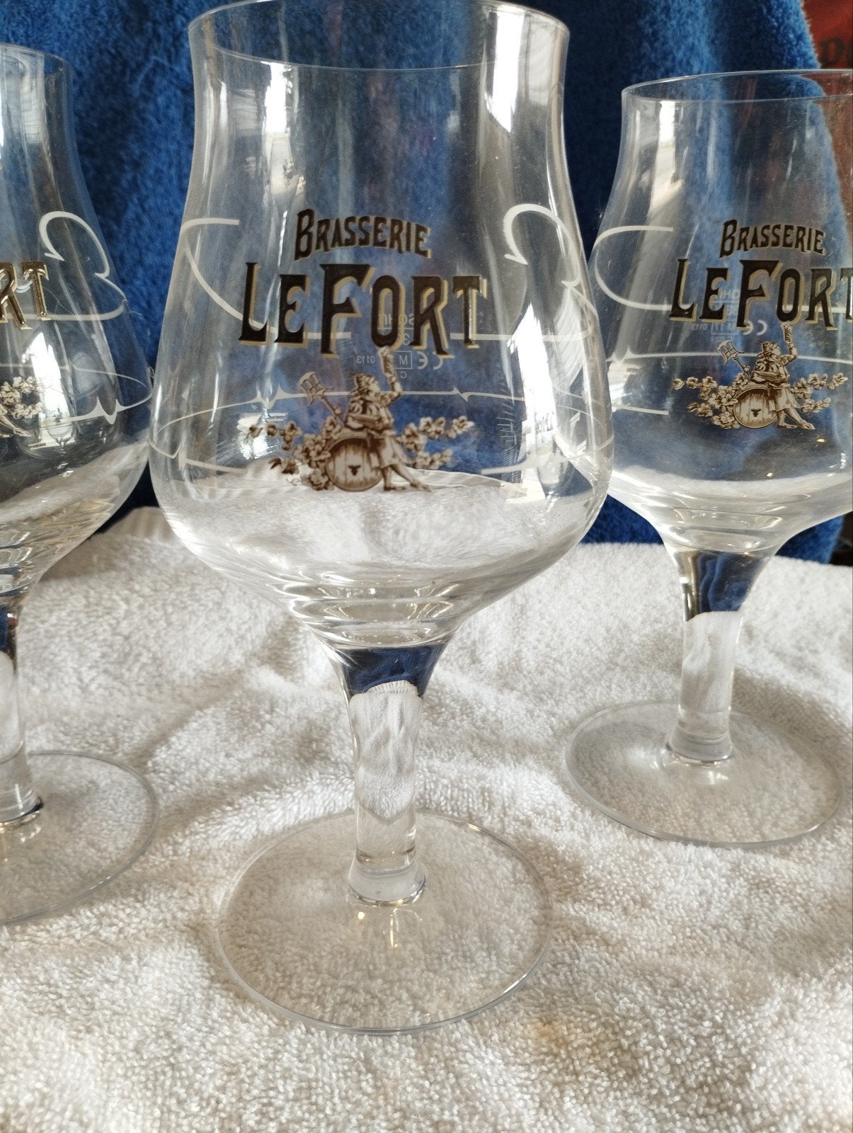 Le Fort glazen te koop, Ophalen of Verzenden, Zo goed als nieuw, Bierglas