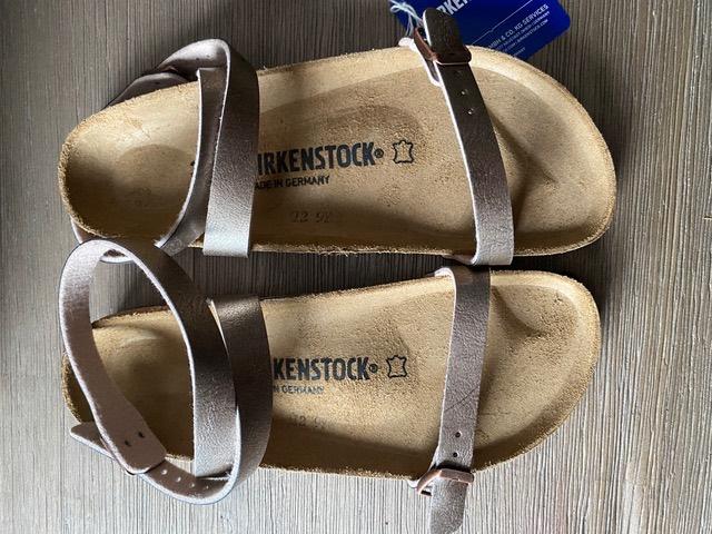 Birkenstock sandalen Dalao maat 37 kleur taupe nieuw in doos, Overige kleuren, Nieuw, Birkenstock, Sandalen of Muiltjes