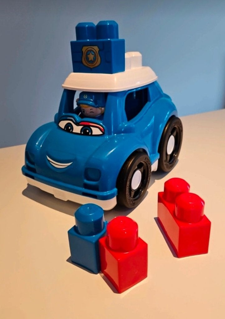 Megabloks Politiewagen, Ophalen, Zo goed als nieuw, Megabloks